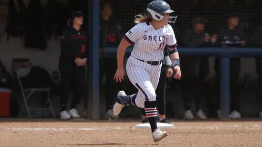 Alex Cutonilli Running the Bases vs Pacific