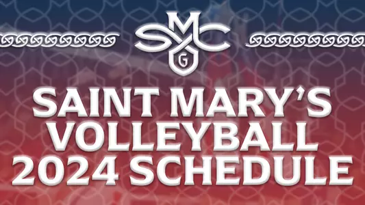 Volleyball Schedule Release Graphic