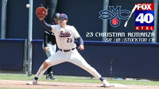 Almanza Interview with FOX40 Sports Graphic