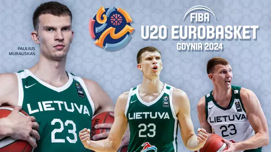 Paulius Murauskas at FIBA U20 2024