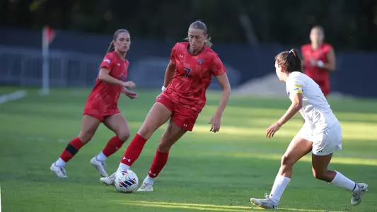 tessa coming around the defender
