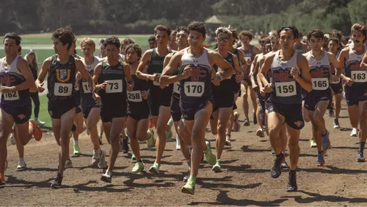 men at the start
