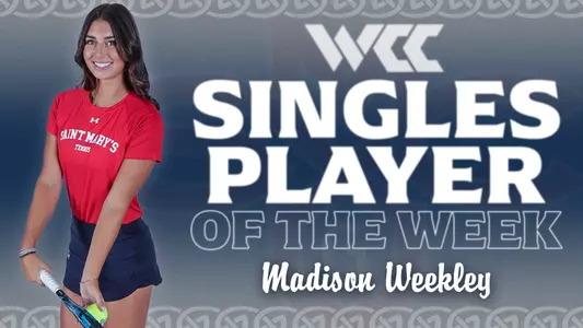 Madison Weekley WTEN WCC Weekly Award 2025
