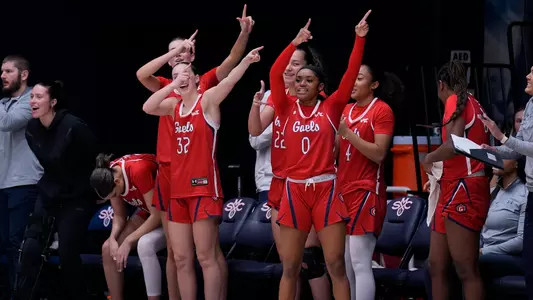 WBB Bench Celly vs. Pacific 2025