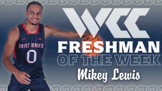 Mikey Lewis WCC Freshman of the Week Week 9