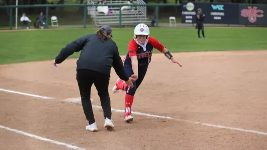 Alex Cutonilli Post Home Run High Five vs Weber State