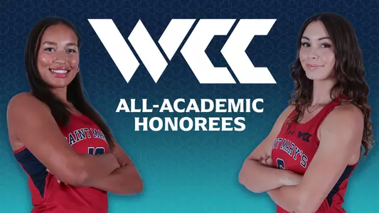 Allie Cataldo and Nya Crump WCC All-Academic