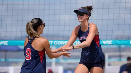 Sedona and Hannah Glick Hi Five vs SCU