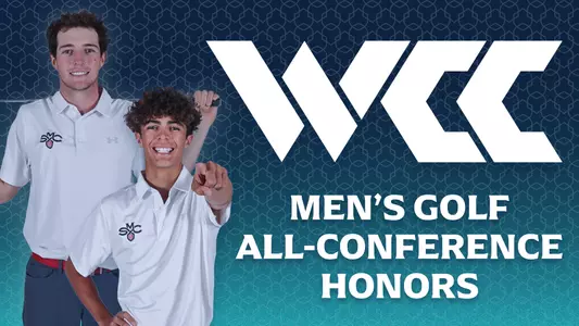 2025 All-WCC Men's Golf Graphic