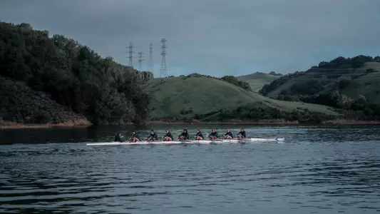 Varsity Eight Boat at Briones