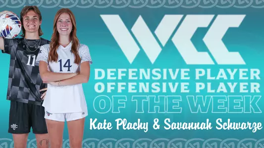 2025 WSOC WCC POTW Plachy and Schwarze
