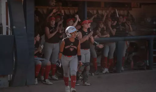 Camille Lara and Dugout at Fall Game