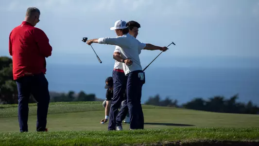 Aidan Lee and Mitchell Hoey at 2025 SMC Invitational