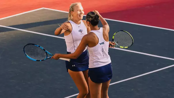 Stella Remander and Priya Nelson at 2026 ITA Regionals