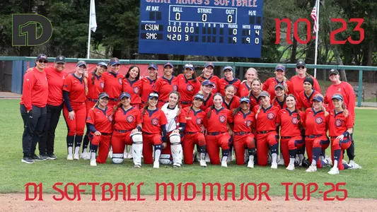 2026 Week 4 Mid-Major Softball Top-25 Gaels