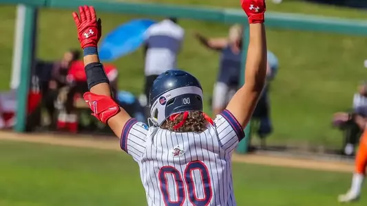Braxton Brown Rounding First After HR vs Pacific