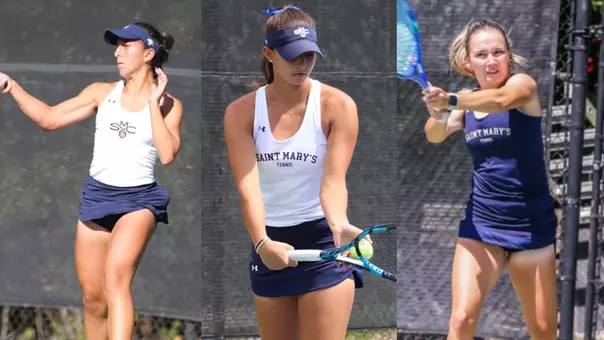 Daryaie, Weekley and Fox 2026 WCC All-Academic Web Graphic