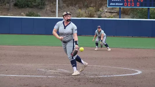 Madeline Haun Pitching at USD
