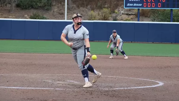 Madeline Haun Pitching at USD