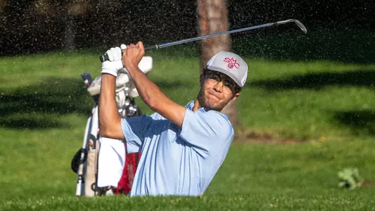 May 1, 2026; Fairfield, CA, USA; Saint Mary's Gaels golfer Avery Lazarski during the WCC Golf Championships at Green Valley Country Club.
