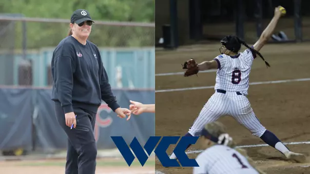Odhi Vasquez and Coach Garnett Pitcher of the Year Coach of the Year
