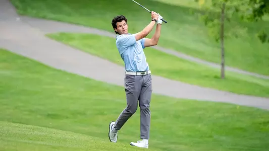May 2, 2026; Fairfield, CA, USA; Saint Mary's Gaels golfer Aidan Lee during the WCC Golf Championships at Green Valley Country Club.