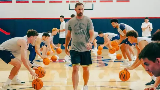 Mickey McConnell at Practice