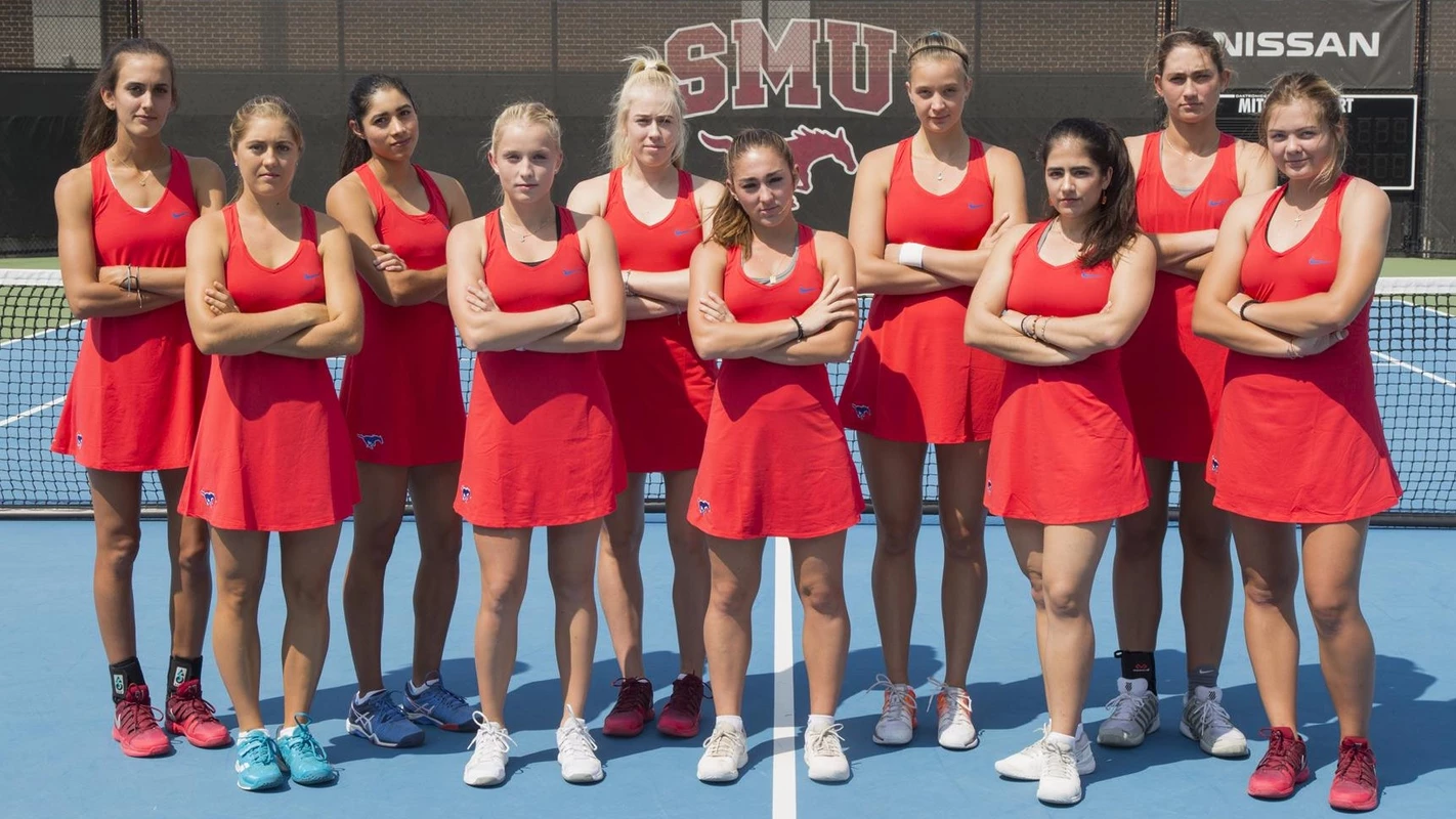 2017-18 SMU Women's Tennis Team Photo
