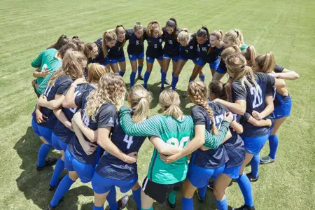 Women's Soccer Huddle