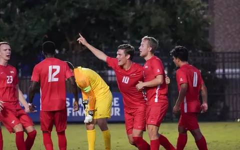 McLaughlin Ahlander celebrate Duke