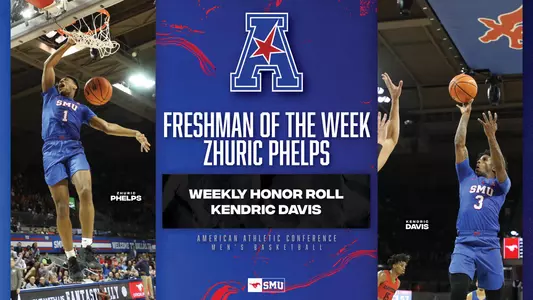Zhuric Phelps Kendric Davis AAC Weekly Honors