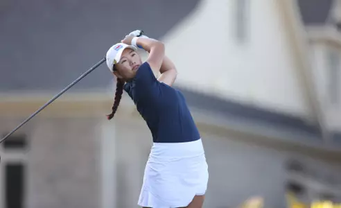 Wilmington, NC Ð Oct 27: NCAA Women's Golf - Landfall Tradition - First Round at Country Club of Landfall - Pete Dye Course in Wilmington, NC on October 27, 2023. (Credit: Andy Mead/YCJ)