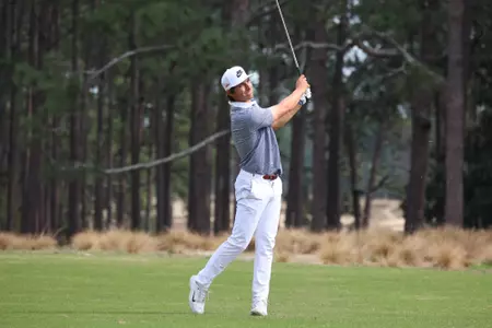 Pinehurst, NC Ð Mar 6: NCAA Men's Golf - Wake Forest Invitational Day 1 at Pinehurst No. 2 in Pinehurst, NC on March 6, 2023. (Credit: Andy Mead/UNC Athletics)