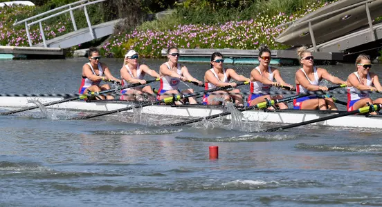 REDWOOD SHORES, CA, USA. April 29, 2023. The SMU Mustangs 1V8 raced against California at the PAC-12 Challenge.
MANDATORY PHOTO CREDIT: Photo by Bob Dahlberg, @bobd_photo.