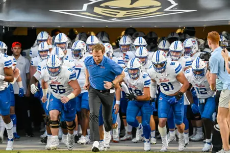 October 5, 2022 - Orlando, FL, U.S: \ during 1st half NCAA football game between the SMU Mustangs and the UCF Knights at the FBC Mortgage Stadium in Orlando, Fl. Romeo T Guzman/SMU Athletics