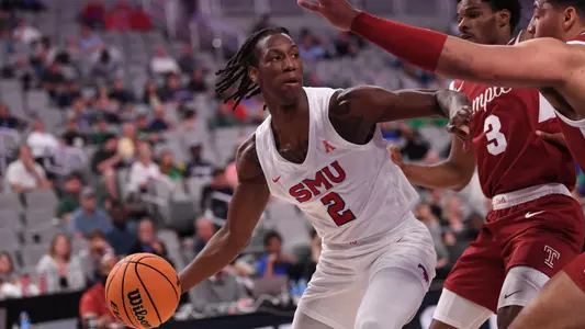 SMU men's basketball vs. Temple - 2024 AAC Championship - Second Round - March 14, 2024
