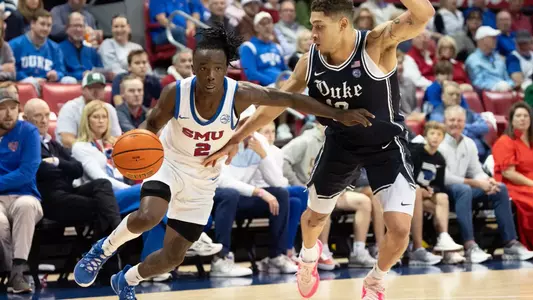 SMU men's basketball vs. Duke - Jan. 4, 2024 - Moody Coliseum - Dallas, Texas - Boopie Miller