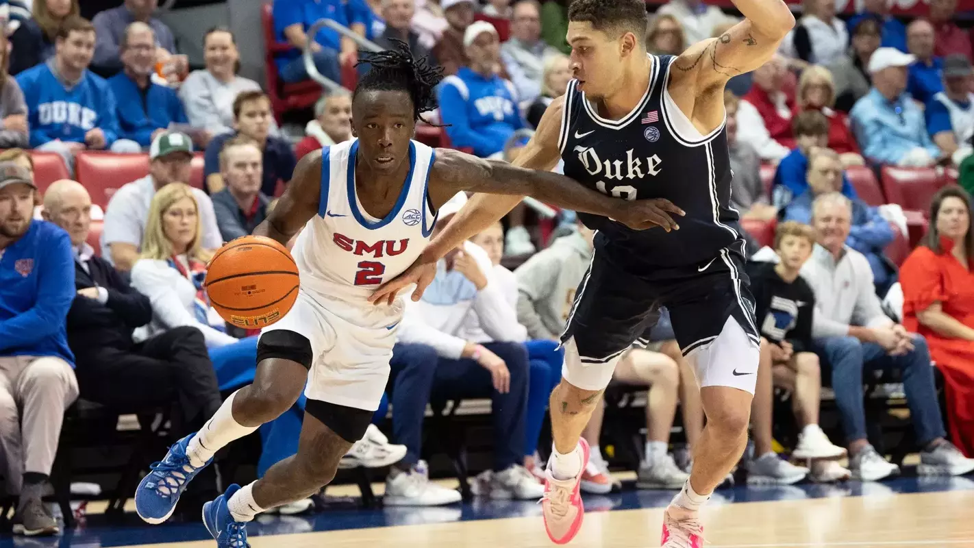 SMU men's basketball vs. Duke - Jan. 4, 2024 - Moody Coliseum - Dallas, Texas - Boopie Miller
