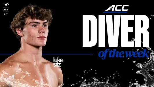 Luke Sitz ACC Diver of the Week