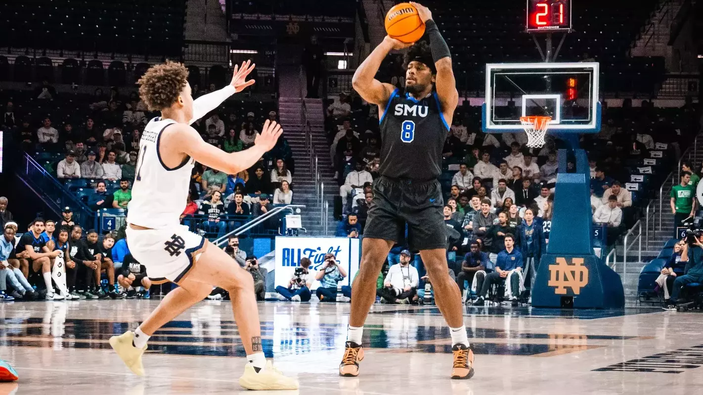 SMU men's basketball at Notre Dame - Feb. 19, 2025
