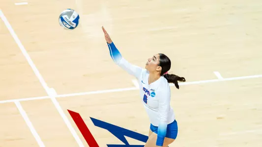 Mia Silva serving vs. Florida 12/6/2025