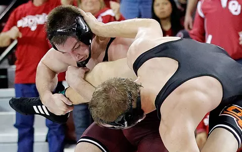 Rutt Named Big 12 Wrestler of the Month