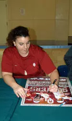 Softball Spends Saturday Meeting Fans