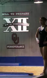Gymnasts Hold Crimson and Cream Intrasquad
