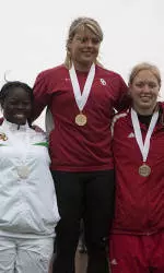 Borman Discus All-American in First Day of NCAAs