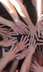 Gymnasts Receive Super Six and Big 12 Rings