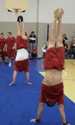 OU Gymnasts Show Off for Local School