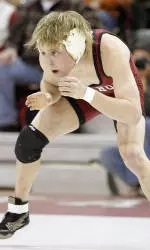 Wrestlers at Fan Fest Saturday