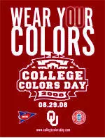 Sooner Fans: Wear Crimson Friday