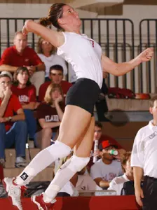 Volleyball Faces Kansas Saturday Night